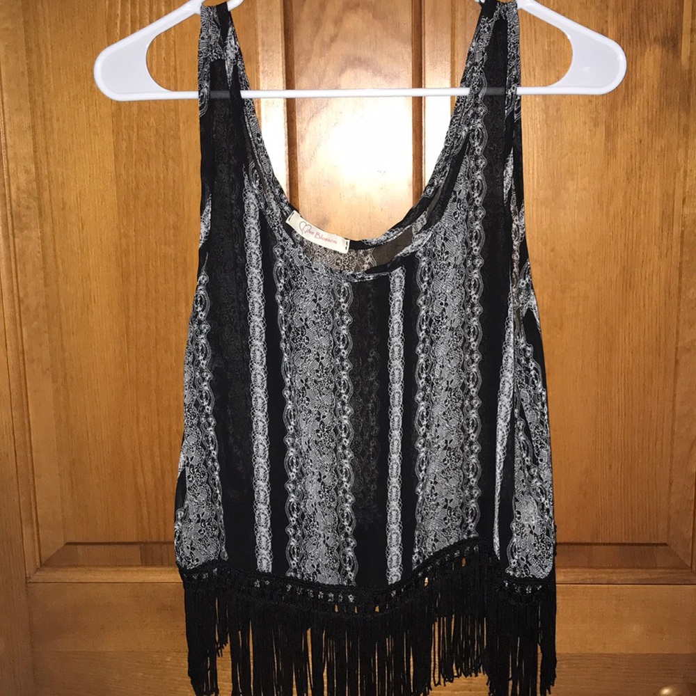 Black & White Tank Top